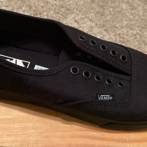 Black vans- like new